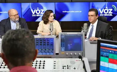 Brasília (DF), 12/05/2025 - Wolney Queiroz, ministro da Previdência Social, participa do programa A Voz do Brasil. Foto: Valter Campanato/Agência Brasil