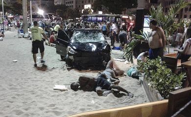 Oito vítimas do atropelamento em Copacabana continuam internadas