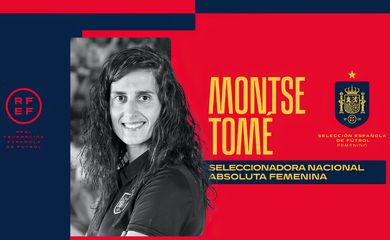 A recém-nomeada técnica da seleção feminina de futebol da espanha, Montse Tomé. Foto:  RFEF/Instagram