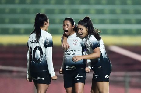 Comemoração do time do Corinthians