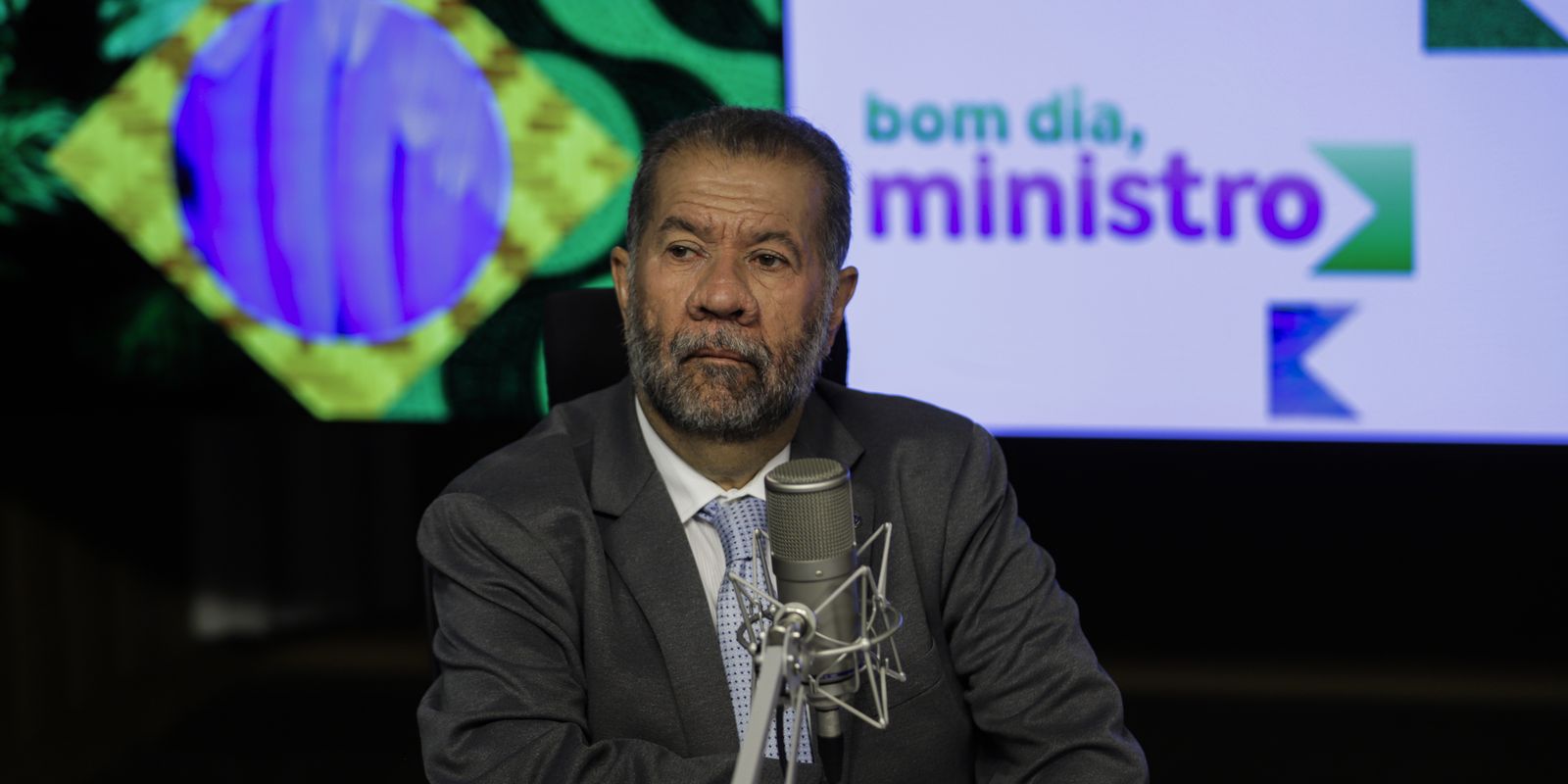 Carlos Lupi no Bom dia Ministro. | Agência Brasil