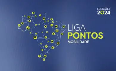 Brasília (DF), 30/09/2024 - Arte para a matéria Liga Pontos. Mobilidade. Arte/Agência Brasil