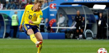 Inglaterra e Suécia duelam neste sábado pelas quartas de final