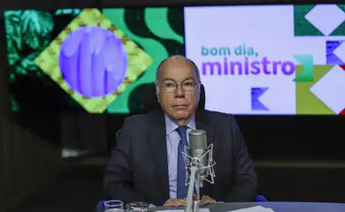 Brasília (DF) 09/10/2024 - Mauro Vieira participa do programa Bom dia Ministro, na Empresa Brasil de Comunicação (EBC).
Foto: Joédson Alves/Agência Brasil