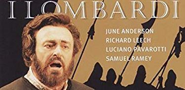 Capa do CD I Lombardi, de Verdi, com Pavarotti