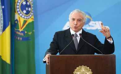 Brasília - O presidente Michel Temer anuncia ações de gestão na saúde pública, no Palácio do Planalto (Antonio Cruz/Agência Brasil)