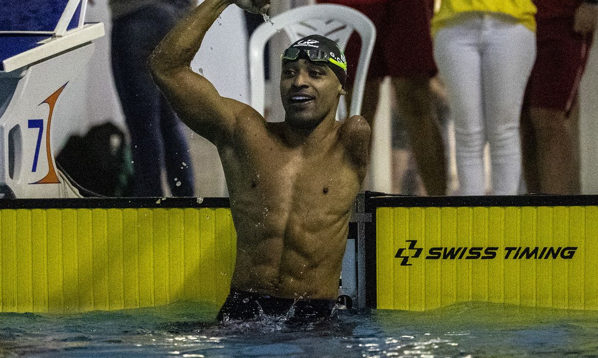 Gabriel Cristiano - natação paralímpica - 04.06.21 - fase de treinamento seletiva da Natação para Tóquio no CT Paralímpico Brasileiro (CTP) - seletiva 