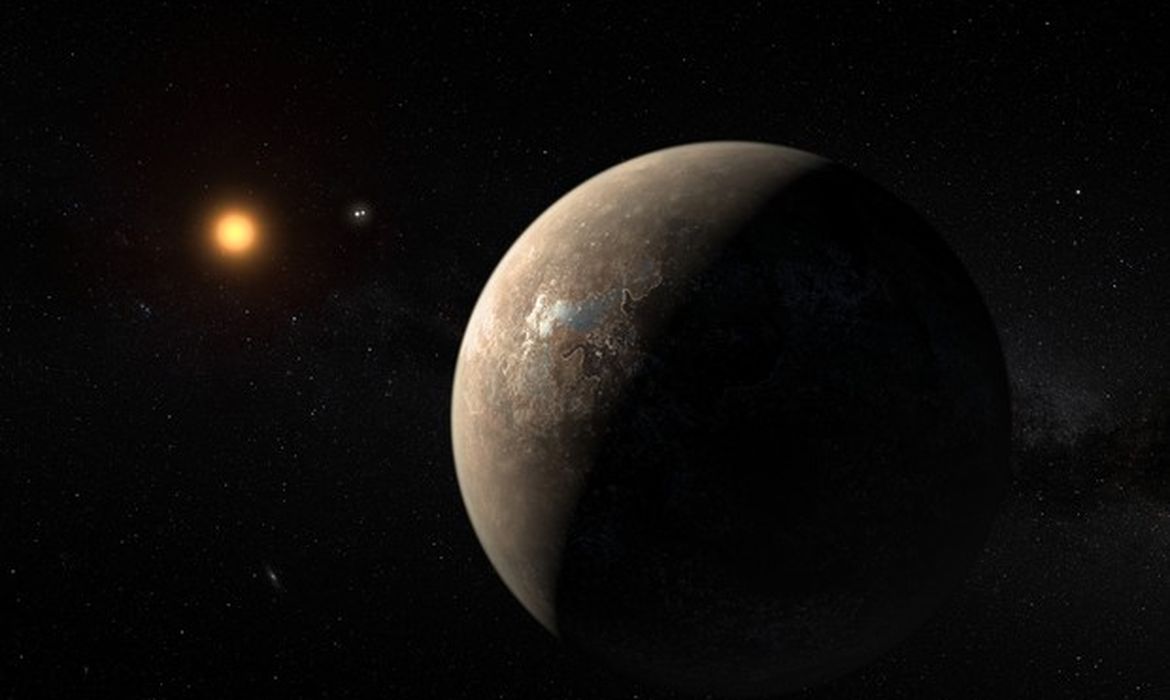 O exoplaneta “Proxima B” foi descoberto pelo Observatório Europeu do Sul (ESO, na sigla em inglês)