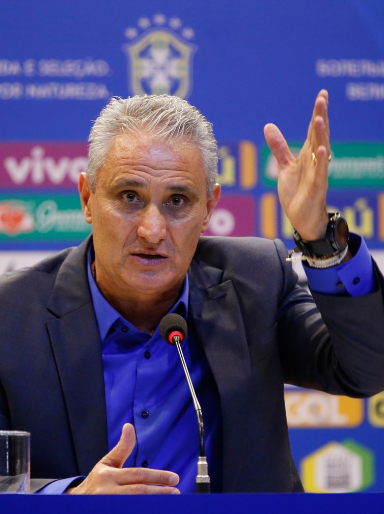 O técnico da seleção brasileira Tite, anuncia os jogadores convocados para disputar a Copa do Mundo da Rússia 2018.