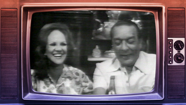 Ciro Monteiro e Carminha Mascarenhas em programa da TVE-RJ gravado em 1973