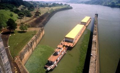 Hidrovia Tietê-Paraná Angelo Perosa/Secretaria de Meio Ambiente SP/Direitos Reservados