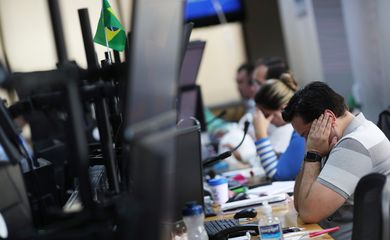Dia tenso na B3, em São Paulo