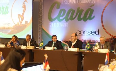 Primeira reunião de 2018 do Conselho Nacional de Secretários de Educação, em Fortaleza
