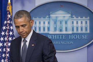 Barack Obama fala à imprensa na Casa Branca (Michael Reynolds/EPA/Agência Lusa)