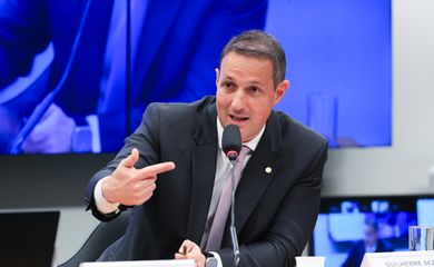 Brasília - 14/10/2025 -  Secretário de Segurança de São Paulo, Guilherme Derrite, debate PEC da Segurança Pública na Câmara Foto: Lula Marques/Agência Brasil.