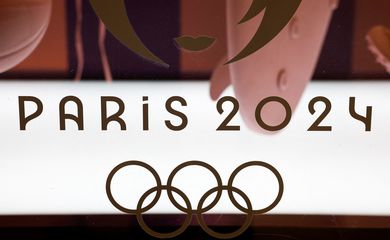 jogos de paris, logotipo, paris 2024
