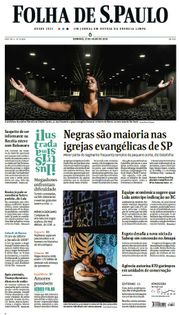 Capa do Jornal Folha de S. Paulo Edição 2024-07-21