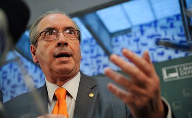 Eduardo Cunha, presidente da Câmara dos Deputados fala sobre a pauta de votação da Casa (Fabio Rodrigues Pozzebom/Agência Brasil)
