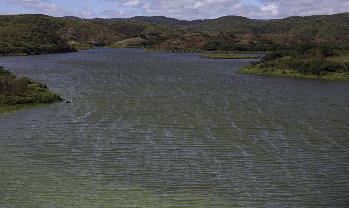 Mauriti (CE), 26/05/2025 - Barragem de Quixabinha, em Mauriti, que passou por obras de recuperação e vai levar água aos moradores da região. Foto: Marcelo Camargo/Agência Brasil