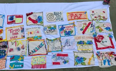 Brasília - 21/11/2025 - 
Standart Casa Akotirene - Marcha das Mulheres Negras 2025
Crédito: Casa Akotirene 
