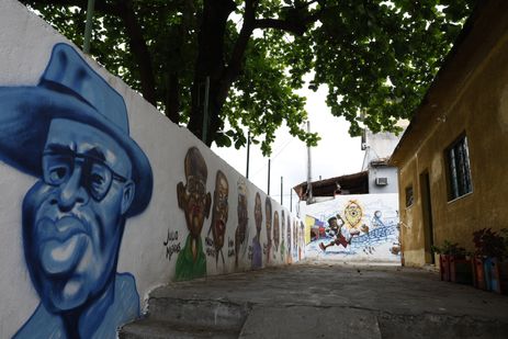 Fernando Frazão/Agência Brasil Rio de Janeiro (RJ) 18/11/2024 – O Quilombo Urbano Agbara Dudu, em Oswaldo Cruz, declarado Patrimônio Histórico, Cultural e Imaterial do Estado do Rio de Janeiro, está em uma região marcada por diversas manifestações negras, como as escolas de samba Portela e Impérío Serrano, o Viaduto de Madureira, o Jongo da Serrinha e a Feira das Yabás. Foto: Fernando Frazão/Agência Brasil