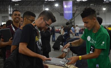 São Paulo - A 11ª Campus Party Brasil, evento de tecnologia, ocorre entre os dias 30 de janeiro e 4 de fevereiro, no Pavilhão de Exposições do Anhembi, região norte (Rovena Rosa/Agência Brasil)
