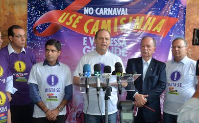 Lançamento da campanha de prevenção a DSTs no Carnaval, em Salvador 