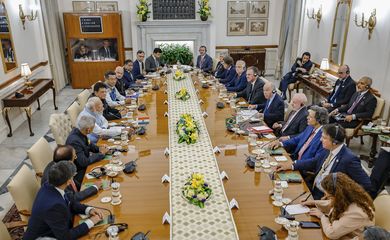Nova Delhi, 21/02/2026 - 21.02.2026 - Presidente da República, Luiz Inácio Lula da Silva, durante reunião no Palácio Presidencial (Rashtrapati Bhawan) com o Primeiro-Ministro da República da Índia, Narendra Modi. Foto: Ricardo Stuckert/PR