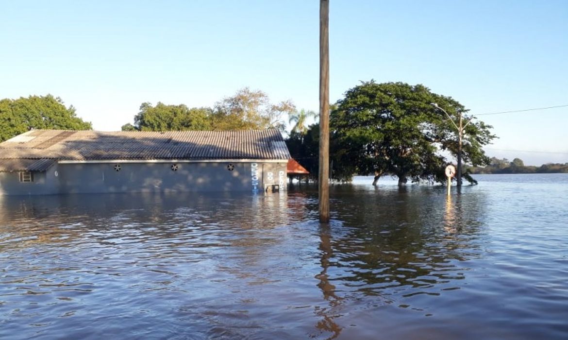 Inundação Rio Taquari - Foto: Defesa Civil RS