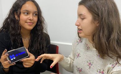 SÃO PAULO (SP) - Estudantes do Ensino Médio Técnico desenvolvem app para tradução em Libras. Iniciativa inclusiva aguarda investidores para tornar o app realidade - Foto: Arquivo Pessoal