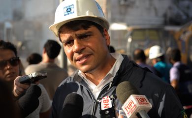 Rio de Janeiro - O secretário-executivo de Coordenação de Governo, Pedro Paulo Carvalho fala sobre a  explosão que provocou desabamento do edifício de dois andares em São Cristóvão (Tomaz Silva/Agência Brasil)