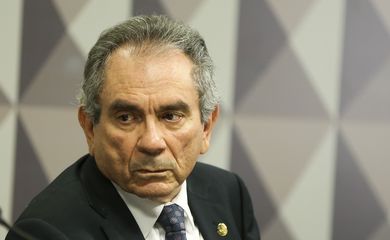 Brasília - O presidente da Comissão do Impeachment, Raimundo Lira, durante reunião para ouvir testemunhas no processo contra a presidente Dilma Rousseff (Marcelo Camargo/Agência Brasil)