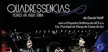 Capa do DVD do balé "Quadressencias"