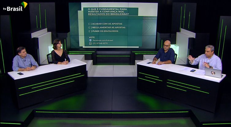 Waldir Luiz, Sharon Prais, Fábio Lisboa e Paulo Garritano, em 14.05.23