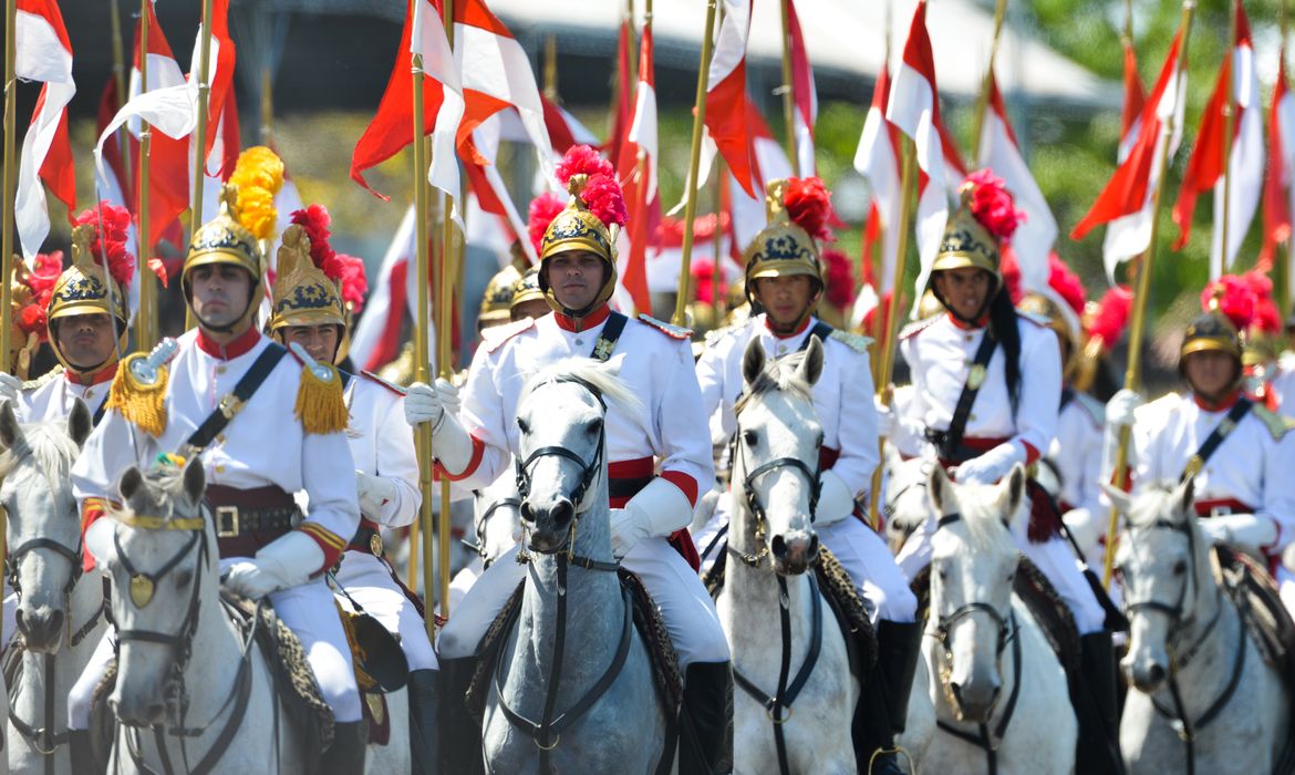 Brasília - Desfile militar durante as comemorações de 7 de Setembro, em Brasília ( Fabio Rodrigues Pozzebom/Agência Brasil)