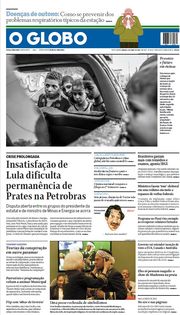 Capa do Jornal O Globo Edição 2024-04-06