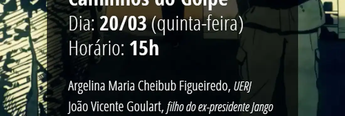Hangout: Caminhos do Golpe Nesta quinta-feira (20), o Portal EBC realiza a partir das 15h o bate-papo ao vivo "1964: os caminhos do Golpe"