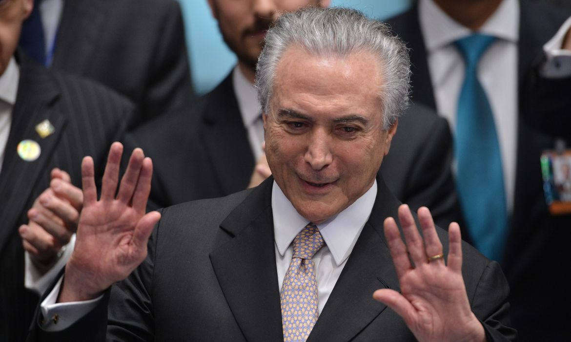 Brasília - Michel Temer toma posse como presidente da República em solenidade no Congresso Nacional (Fabio Rodrigues Pozzebom/Agência Brasil)