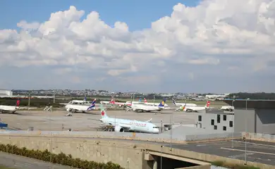 Pista do terminal 3 do Aeroporto Internacional de Guarulhos.