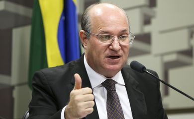 Brasília - O presidente do Banco Central, Ilan  Goldfajn, durante audiência pública na Comissão de Assuntos Econômicos do Senado (Marcelo Camargo/Agência Brasil)