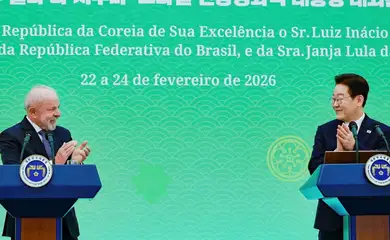 Lula e o presidente da Coreia do Sul