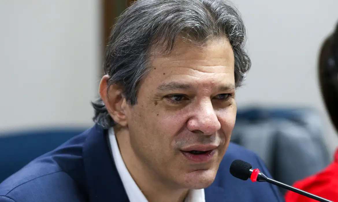 Brasília, DF 21/12/2023 O ministro da Fazenda, Fernando Haddad, durante café da manhã com jornalistas Foto: Fabio Rodrigues-Pozzebom/ Agência Brasil