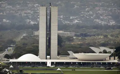 Brasília (DF) - 05/09/2023 - Vista da Esplanada dos Ministérios preparada para receber o desfile de 7 de setembro<br />
Foto: Joédson Alves/Agência Brasil