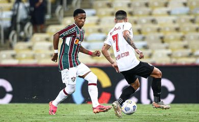 Fluminense vence Redbull Bragantino por 2 a 0, no Maracanã e fica perto da vaga nas oitavas da Copa do Brasil, em 03/06/2021
