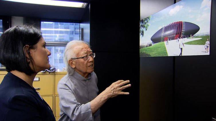 Roseann Kennedy entrevista o arquiteto Ruy Ohtake
