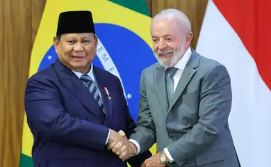 Brasília, (DF) 09/07/2025 - O presidente Luiz Inácio Lula da Silva e o presidente da Indonésia, Prabowo Subianto, durante declaração conjunta à imprensa

Foto: Fabio Rodrigues-Pozzebom/ Agência Brasil