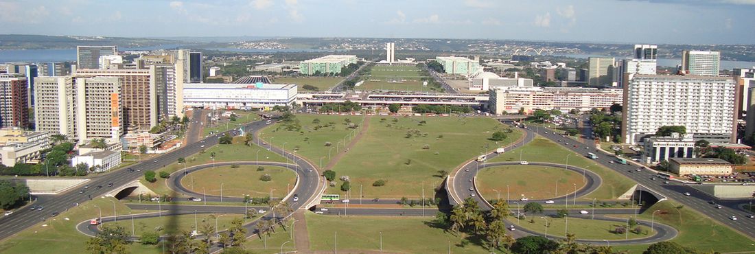 Centro de Brasília visto do alto da Torre de TV