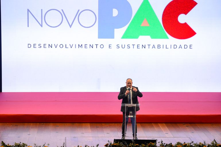 Cerimônia de lançamento do Novo PAC | Agência Brasil