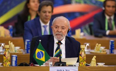 Rio de Janeiro (RJ), 18/11/2024 – O presidente do Brasil, Luiz Inácio Lula da Silva durante lançamento da Aliança Global Contra a Fome e a Pobreza, no G20, na zona central da capital fluminense. Foto: Tomaz Silva/Agência Brasil