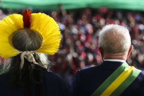 Cerimônia de posse do presidente da República, Luiz Inácio Lula da Silva no Palácio do Planalto